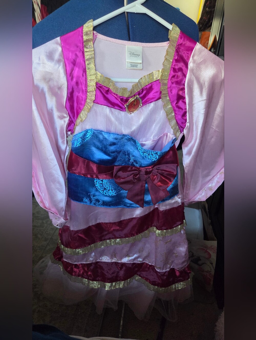 Disney Store Mulan Costume Princess Dress Child Size 5/6 dress #princess #kids